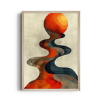 Solar Serpentine Flow - Abstract Modern Art