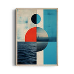 Horizon Divide Harmony - Abstract Modern Art