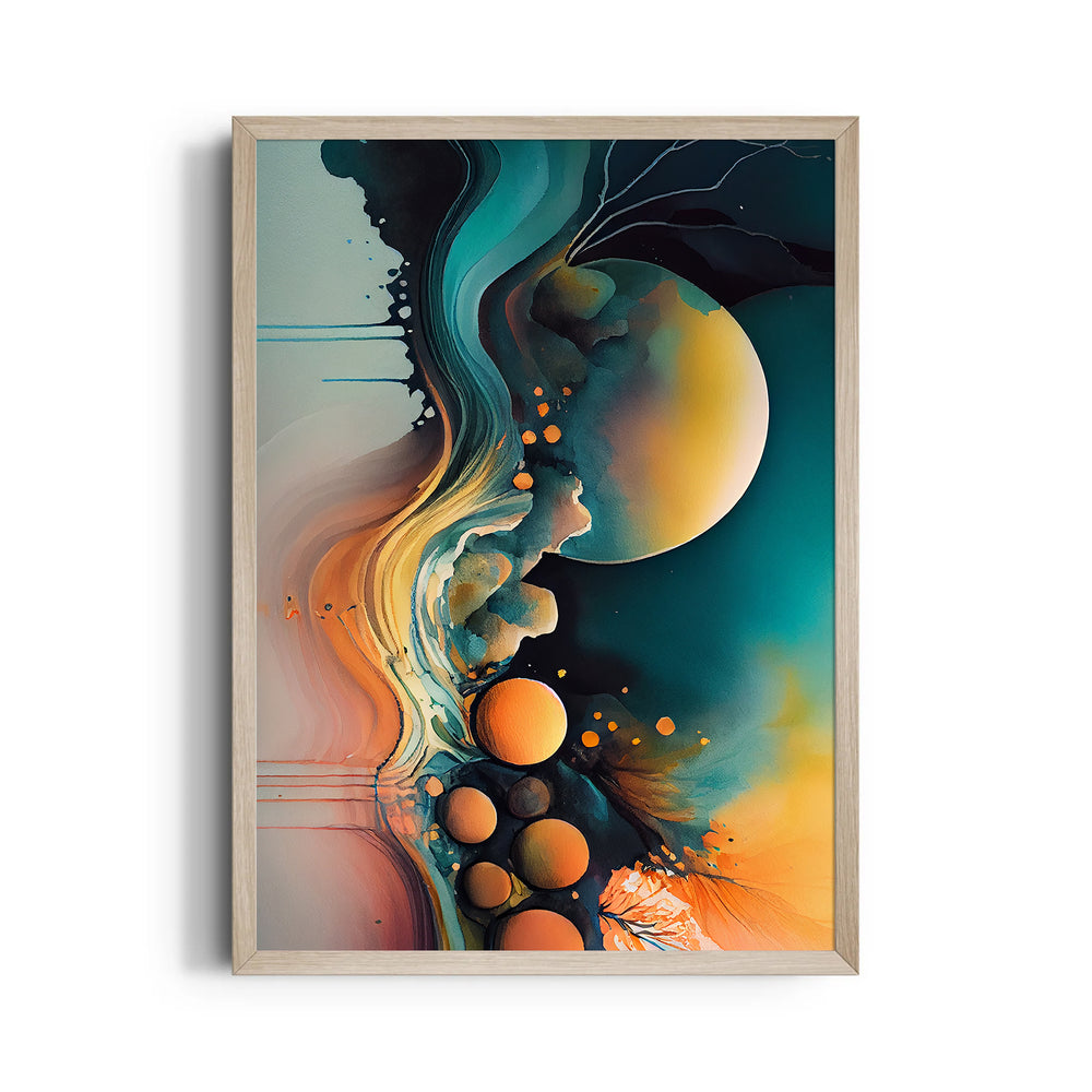 Celestial Tide Genesis - Abstract Modern Art