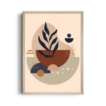 Abstract Botanical Balance - Boho Modern Wall Art