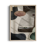 Obsidian Balance Contours - Abstract Modern Art