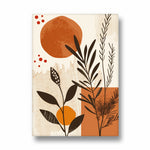 Boho Botanical Sunset Collage - Boho Modern Wall Art