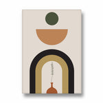 Boho Arch Vase Composition - Boho Modern Wall Art