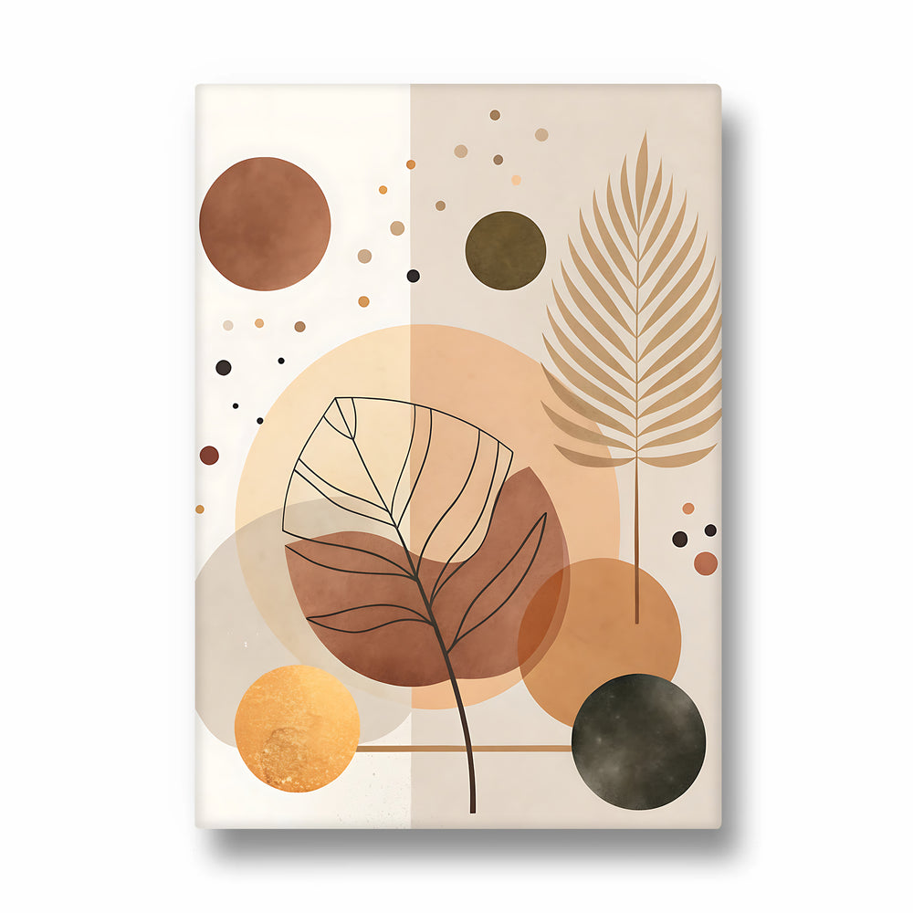 Boho Botanical Geometry - Boho Modern Wall Art
