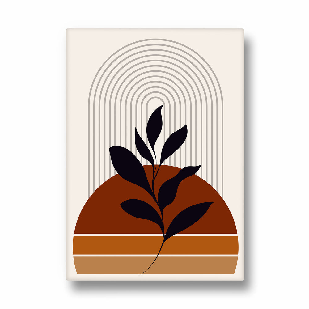 Boho Sunset Botanical Arch - Boho Modern Wall Art