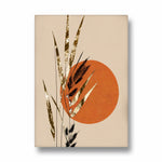 Boho Botanical Sunburst - Boho Modern Wall Art