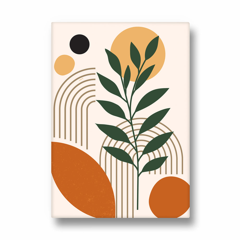 Boho Botanical Rainbow Composition - Boho Modern Wall Art