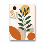 Boho Botanical Rainbow Composition - Boho Modern Wall Art