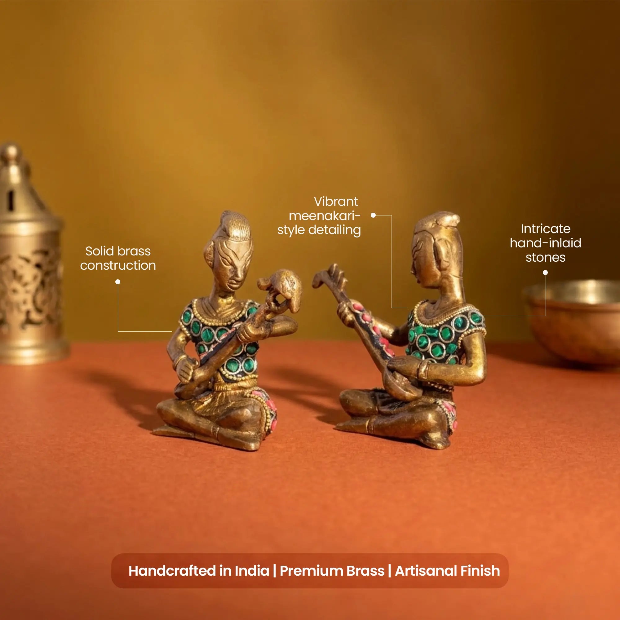 Brass Musical Duo with Sitar & Veena