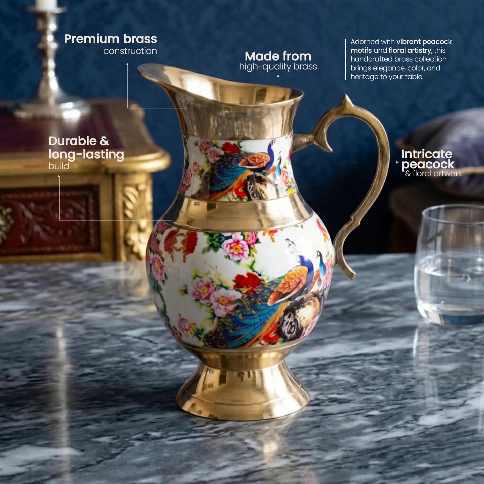 The Maharaja’s Royal Heritage Brass Beverage Suite
