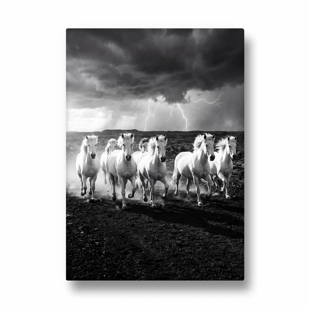 Stormborn Spirits — 7 Horses Wall Art