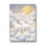 Stellar Cloud Runners — 7 Horses Vastu Art