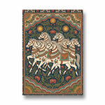 Kalamkari — 7 Horses Vastu Art