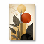 Crimson Sun Ascension - Abstract Modern Art