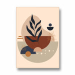 Abstract Botanical Balance - Boho Modern Wall Art