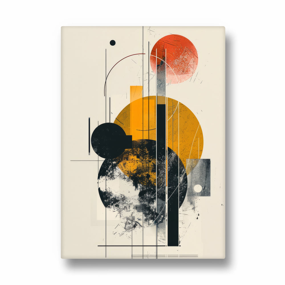 Solar Geometry Resonance - Abstract Modern Art