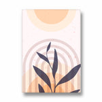 Boho Rainbow Botanical Silhouette – Boho Modern Wall Art