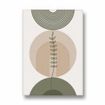 Boho Botanical Geometry - Boho Modern Wall Art