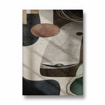 Obsidian Balance Contours - Abstract Modern Art