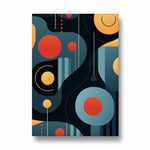 Neon Orbit Matrix - Abstract Modern Art