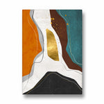 Gilded Rift Passage - Abstract Modern Art