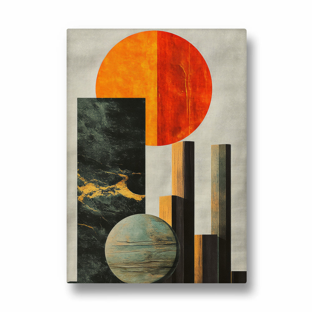 Solar Monolith Convergence - Abstract Modern Art