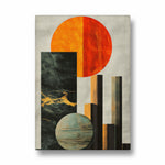 Solar Monolith Convergence - Abstract Modern Art