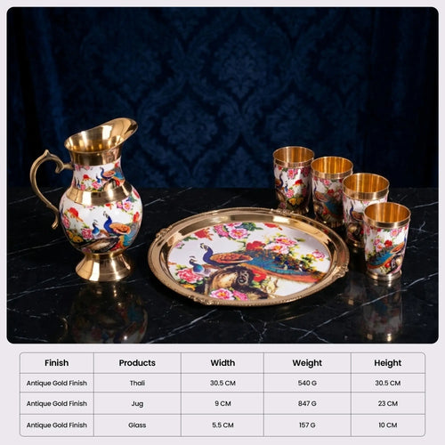 The Maharaja’s Royal Heritage Brass Beverage Suite