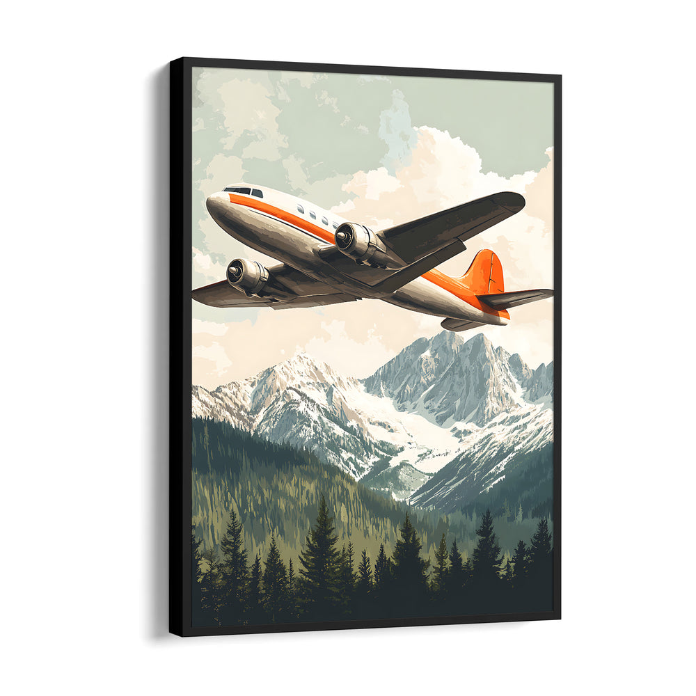 Alpine Skybound Voyage - Travel Wall Art