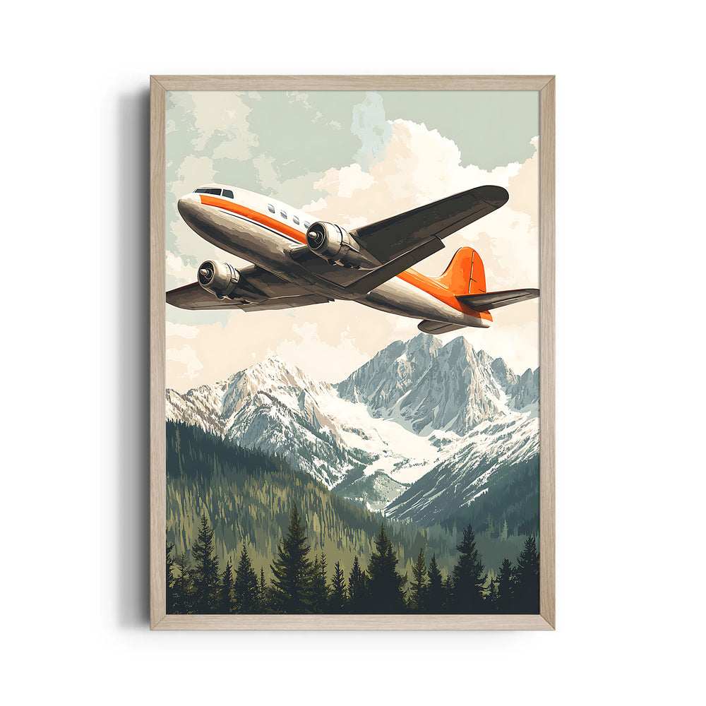 Alpine Skybound Voyage - Travel Wall Art