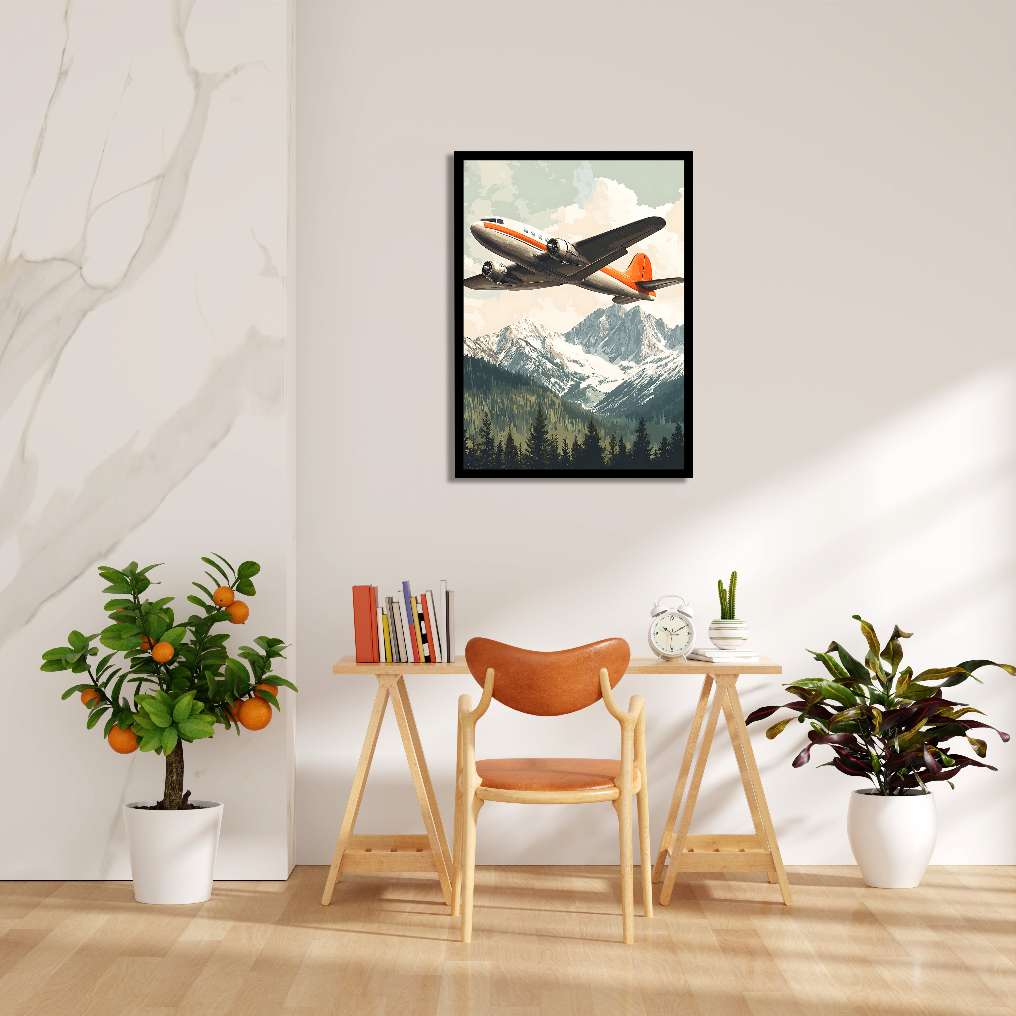 Alpine Skybound Voyage - Travel Wall Art