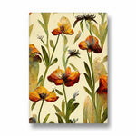 Amber Harvest Blooms - Botanical Wall Art