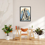 Art Deco Metro Skyline - City Wall Art