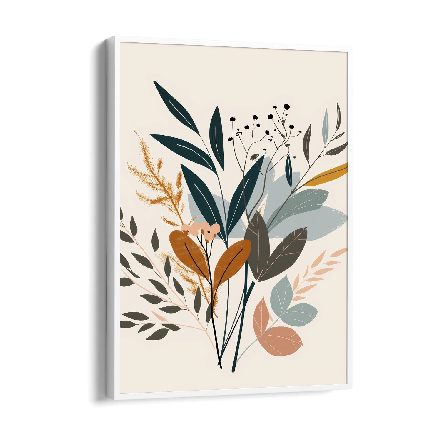 Autumn Meadow Leaves - Botanical Wall Art