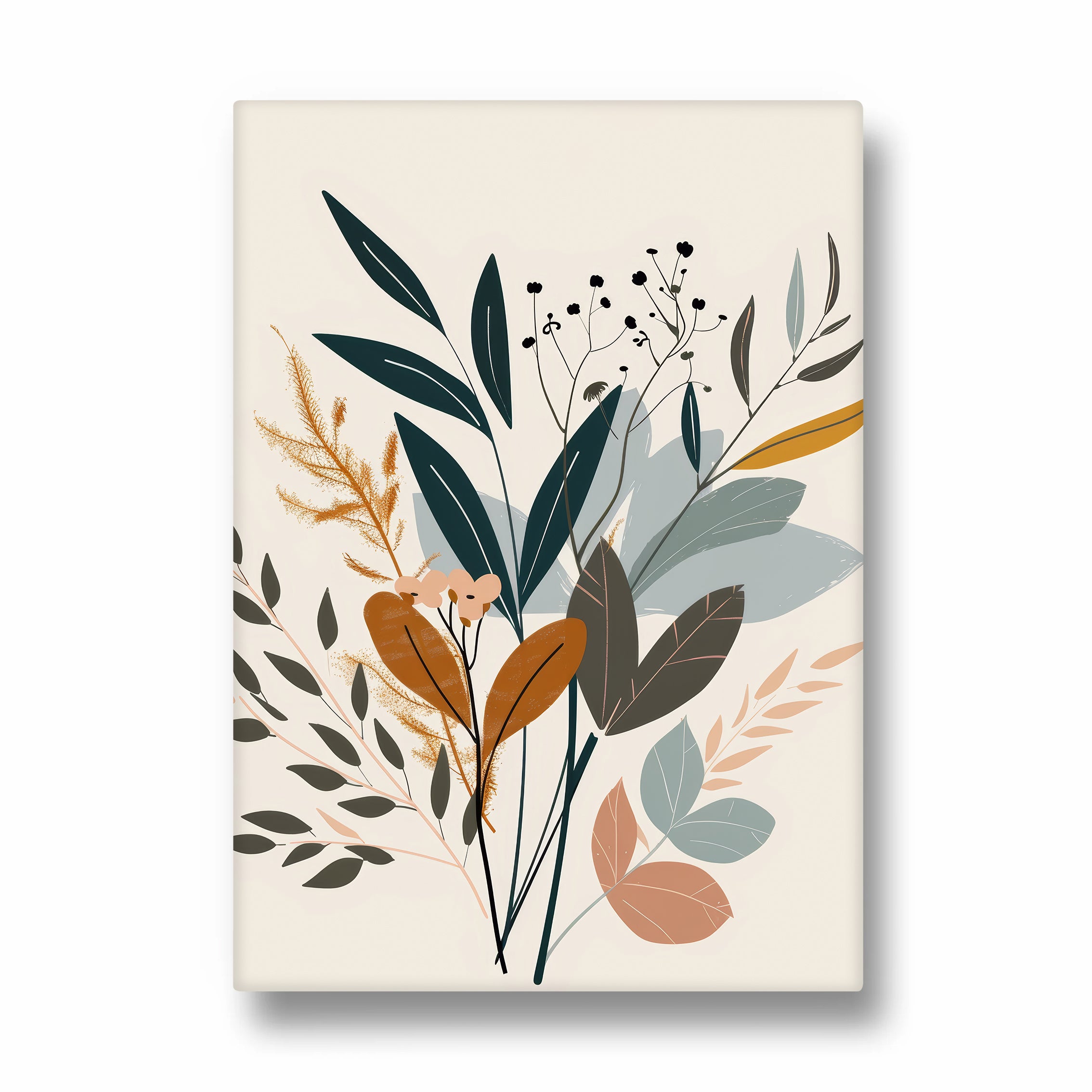 Autumn Meadow Leaves - Botanical Wall Art