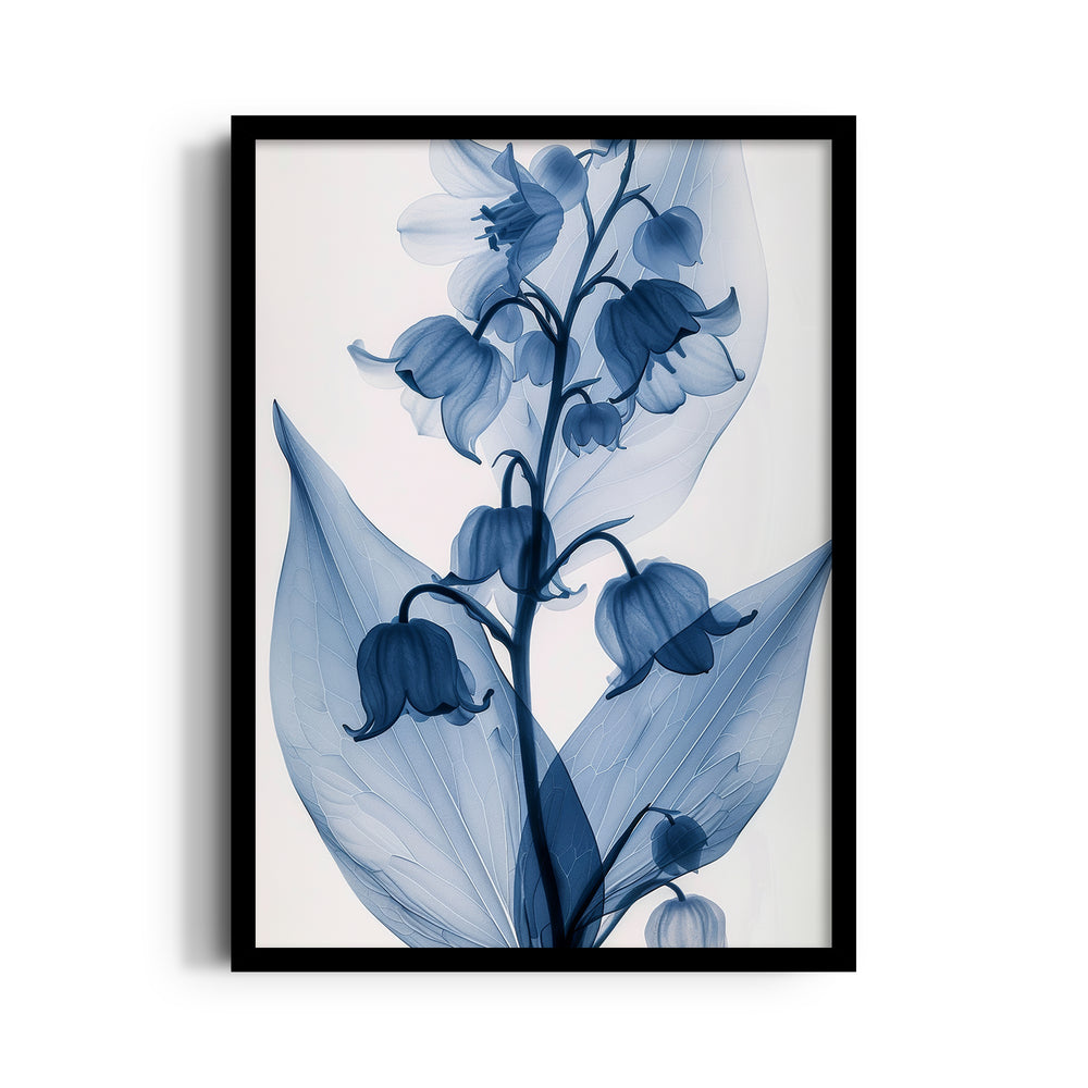 Azure Bell Bloom - Botanical Wall Art