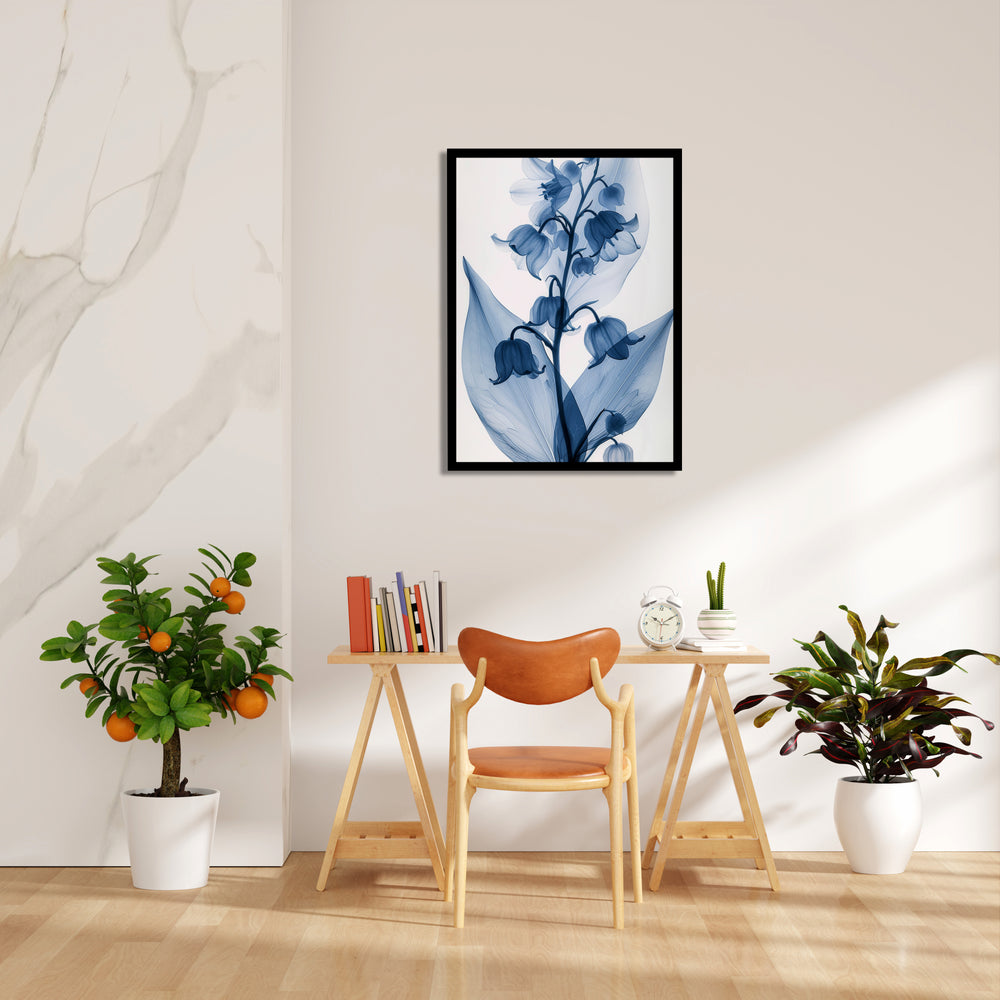 Azure Bell Bloom - Botanical Wall Art