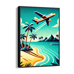 Azure Coast Takeoff - Travel Wall Art