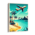 Azure Coast Takeoff - Travel Wall Art