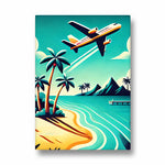 Azure Coast Takeoff - Travel Wall Art