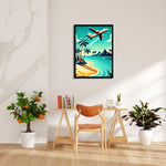 Azure Coast Takeoff - Travel Wall Art