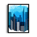 Azure Skyline Horizon - City Wall Art