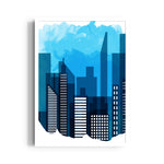 Azure Skyline Horizon - City Wall Art