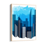 Azure Skyline Horizon - City Wall Art