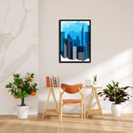Azure Skyline Horizon - City Wall Art
