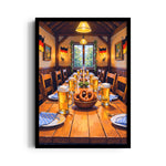 Bavarian Beer Hall Feast – Food & Bar Wall Art