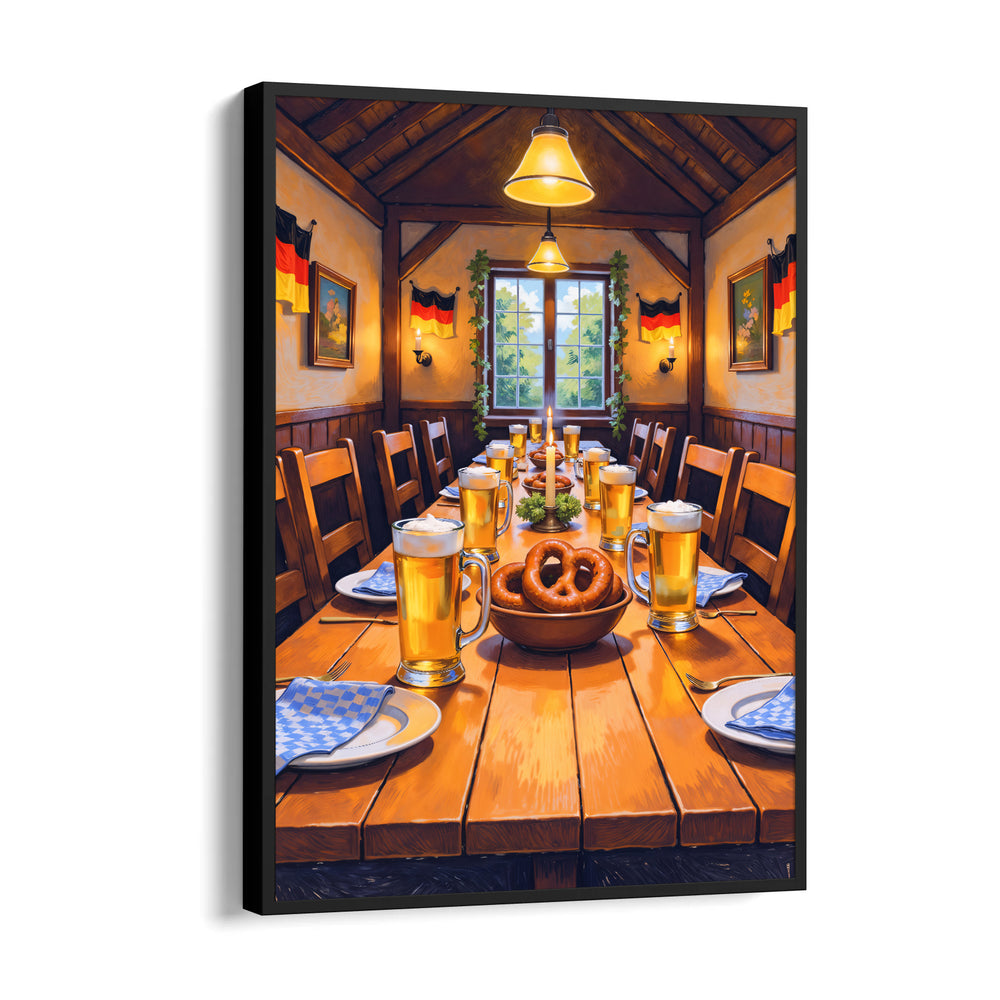 Bavarian Beer Hall Feast – Food & Bar Wall Art