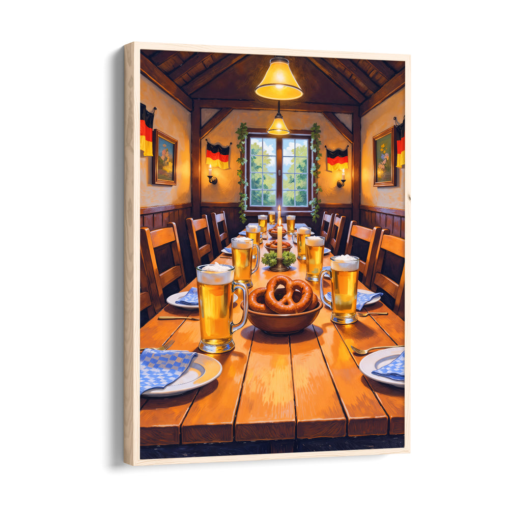 Bavarian Beer Hall Feast – Food & Bar Wall Art