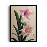 Blush Amaryllis Bloom - Botanical Wall Art