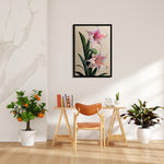 Blush Amaryllis Bloom - Botanical Wall Art